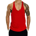 Men's Cotton Tank Top – Bodybuilding Vest, Sleeveless