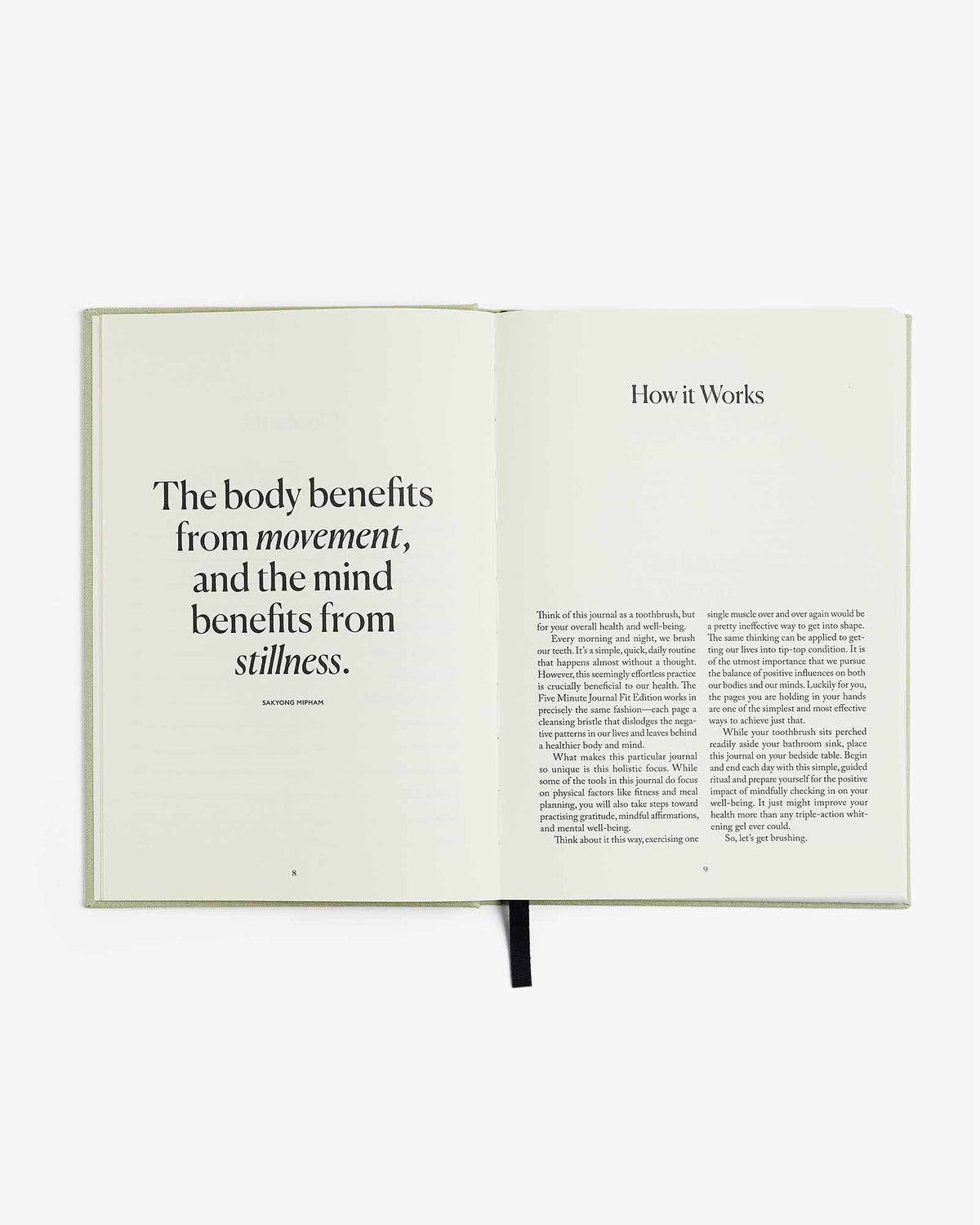 The Five Minute Journal Health & Fitness Edition