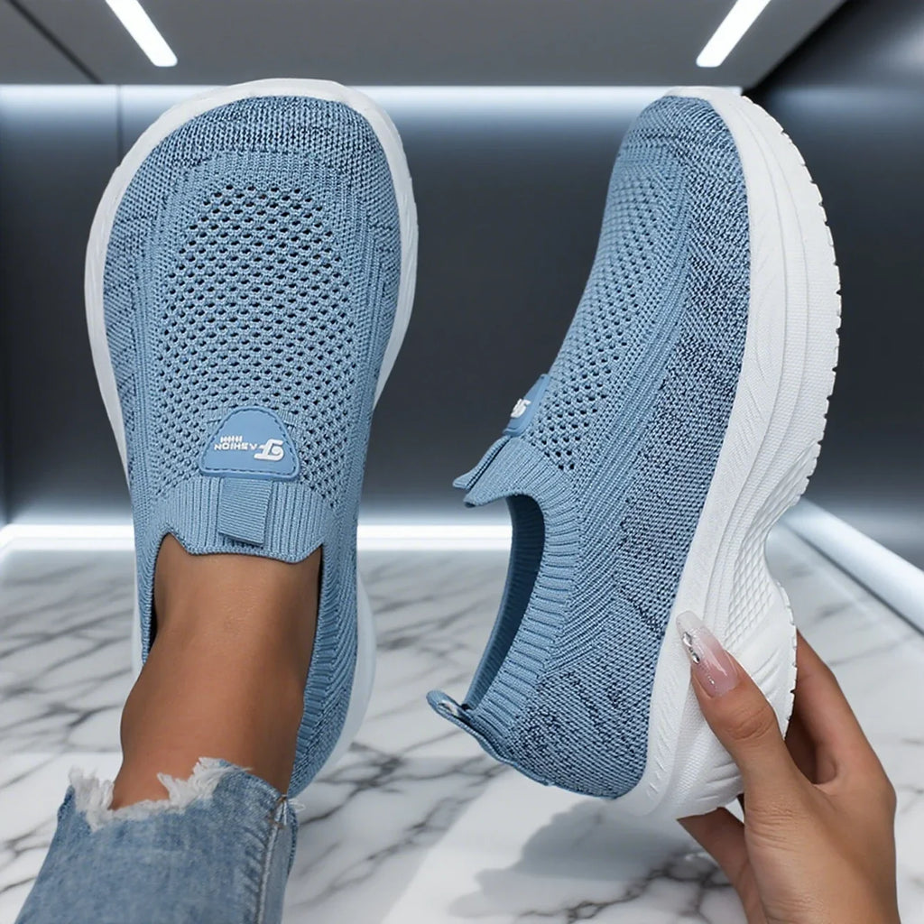 Barefoot Shoes - Wide-Fit Thick-Soled Mesh Sneakers