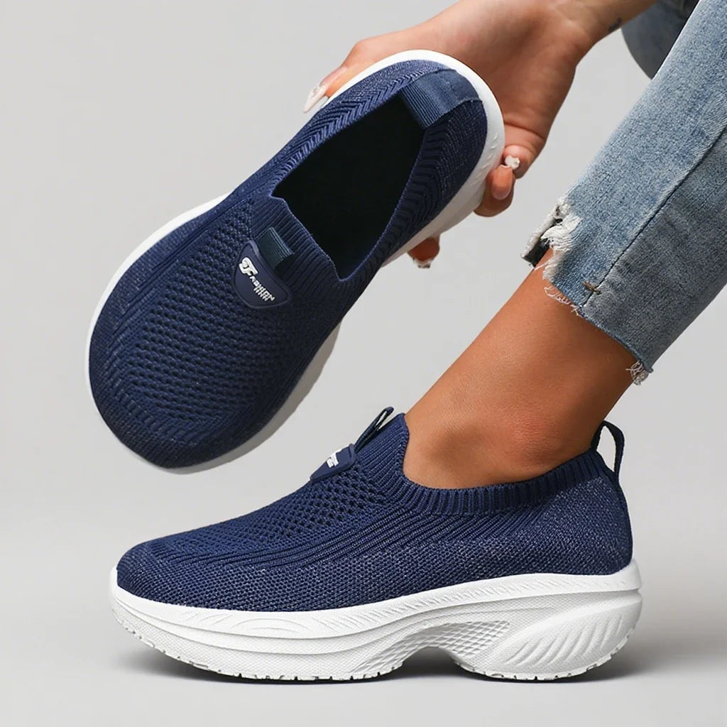 Barefoot Shoes - Wide-Fit Thick-Soled Mesh Sneakers