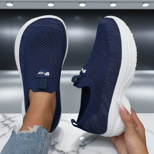 Barefoot Shoes - Wide-Fit Thick-Soled Mesh Sneakers