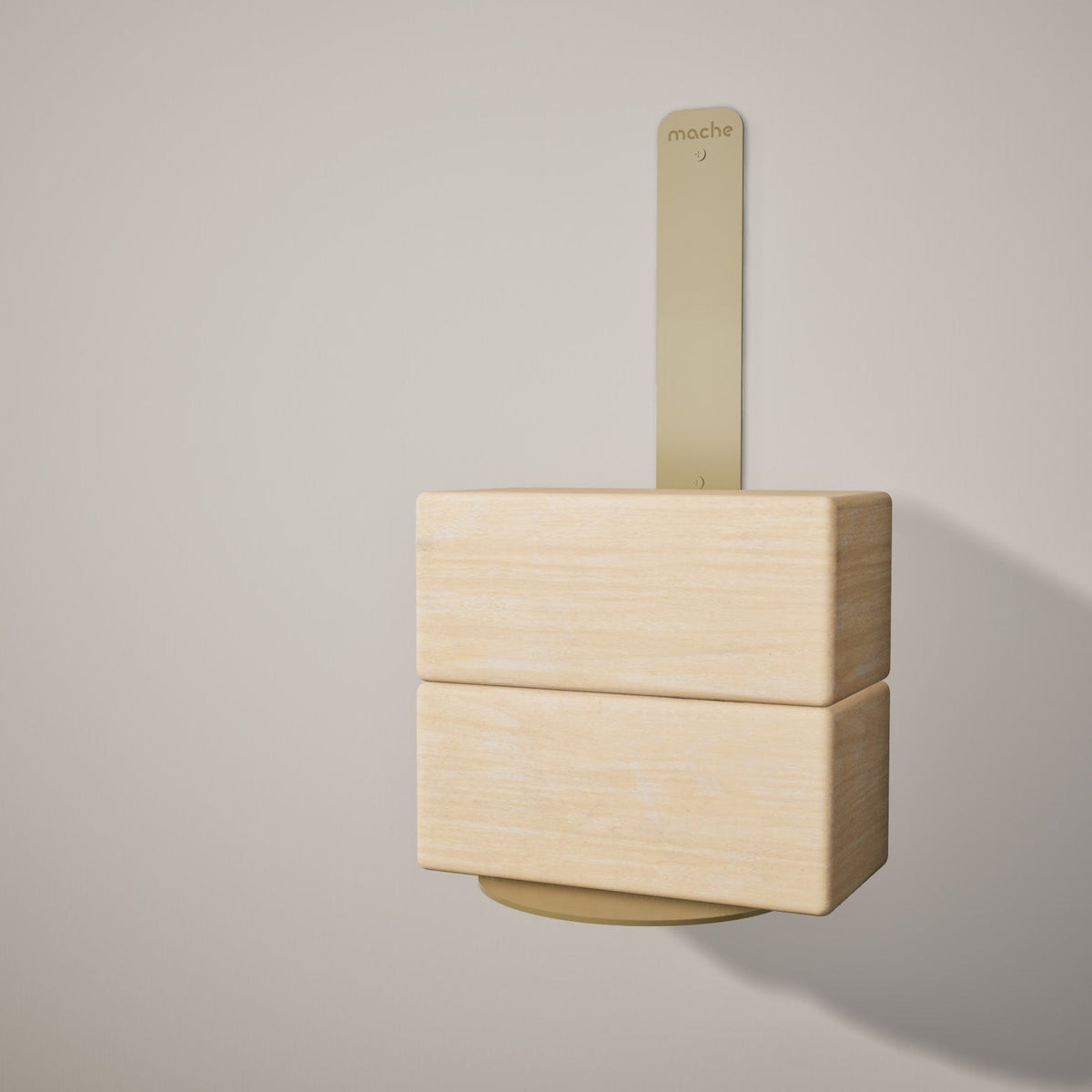 Yoke Yoga Block Bracket | Gold
